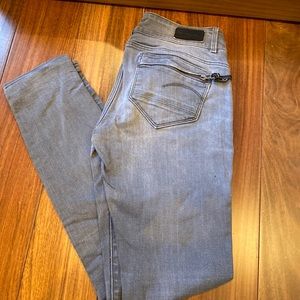 G-star Raw jeans, size 28 gray